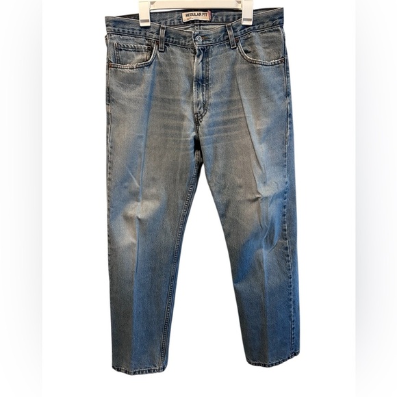 Levi's Men's Blue Jeans 505 regular fit - Picture 3 of 9